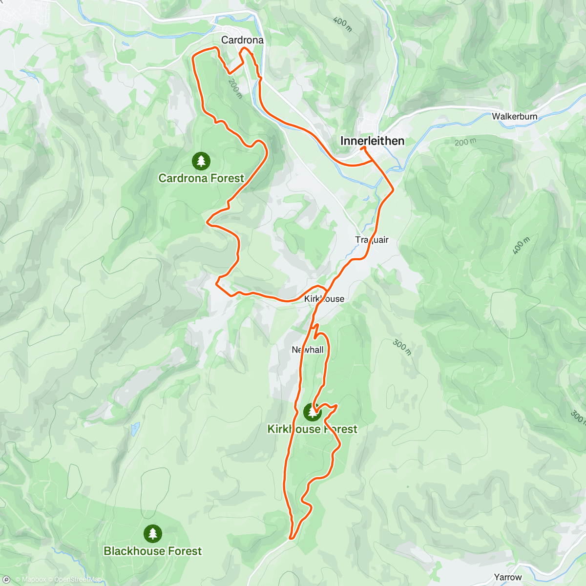 Map of the activity, New Year New legs