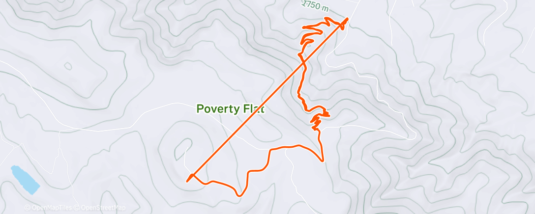 Map of the activity, Fat Christmas with a good crew