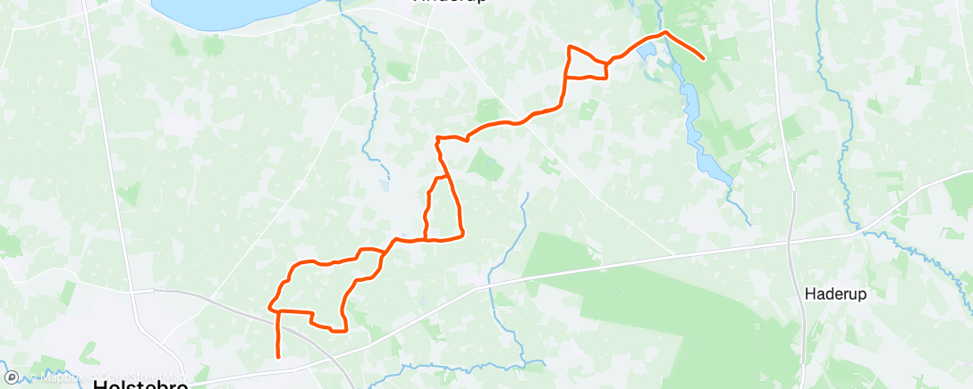 Map of the activity, Lunch Ride