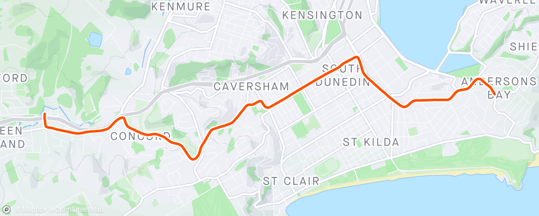 Map of the activity, Morning Commute - beautiful morning out