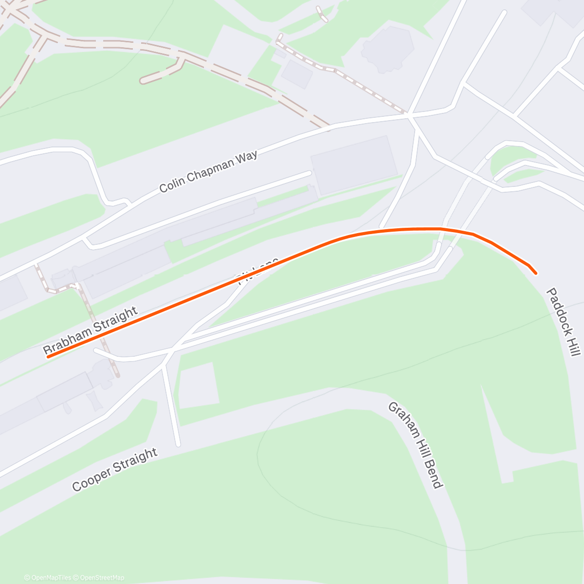 Map of the activity, ROUVY - Brands Hatch Circuit