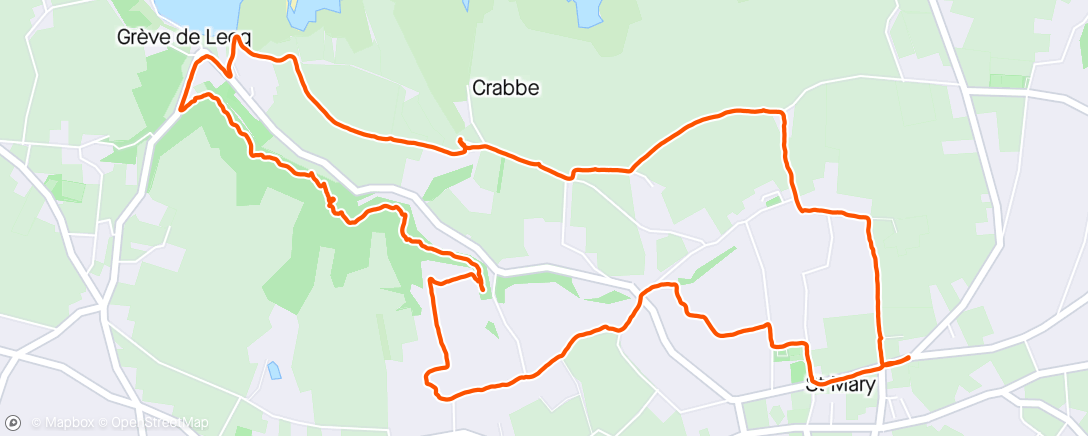 Map of the activity, 14/04/24 Another Sunny Stroll 😎