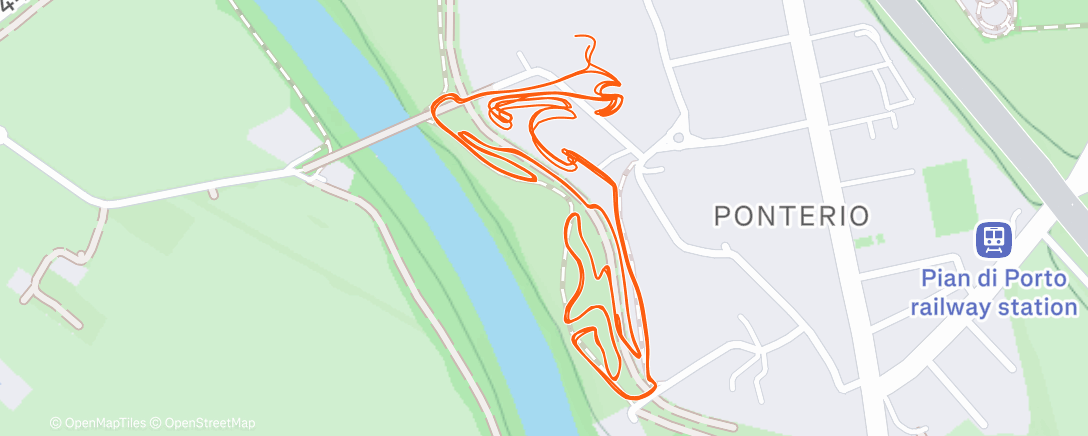 Карта физической активности (Pedalata mattutina)