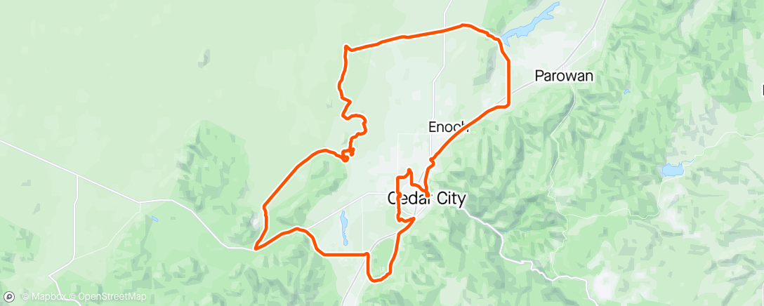 Map of the activity, BWR Utah