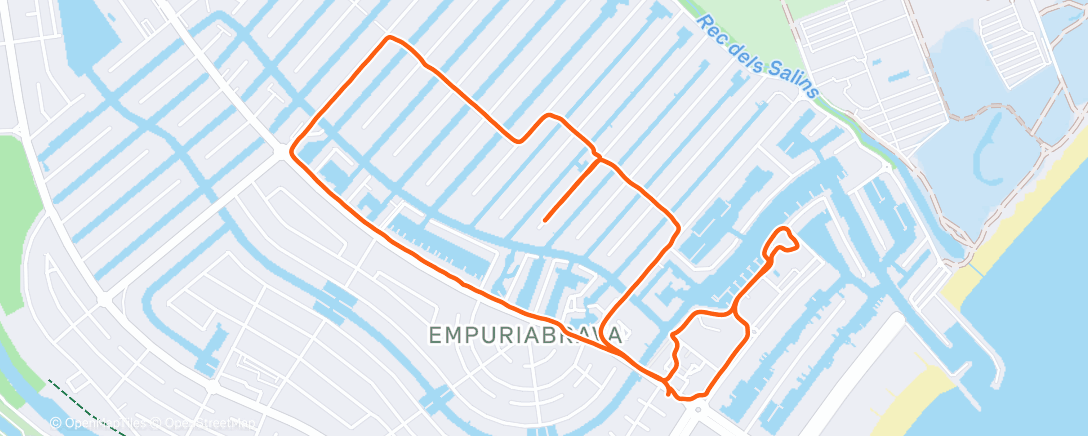 Map of the activity, La balade des passerelles