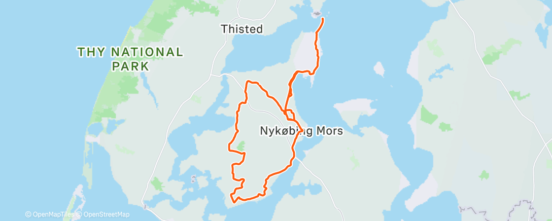 Карта физической активности (Morning Ride)