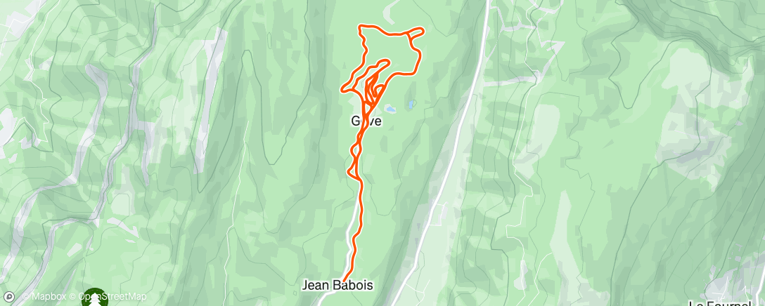 Mappa dell'attività Gève