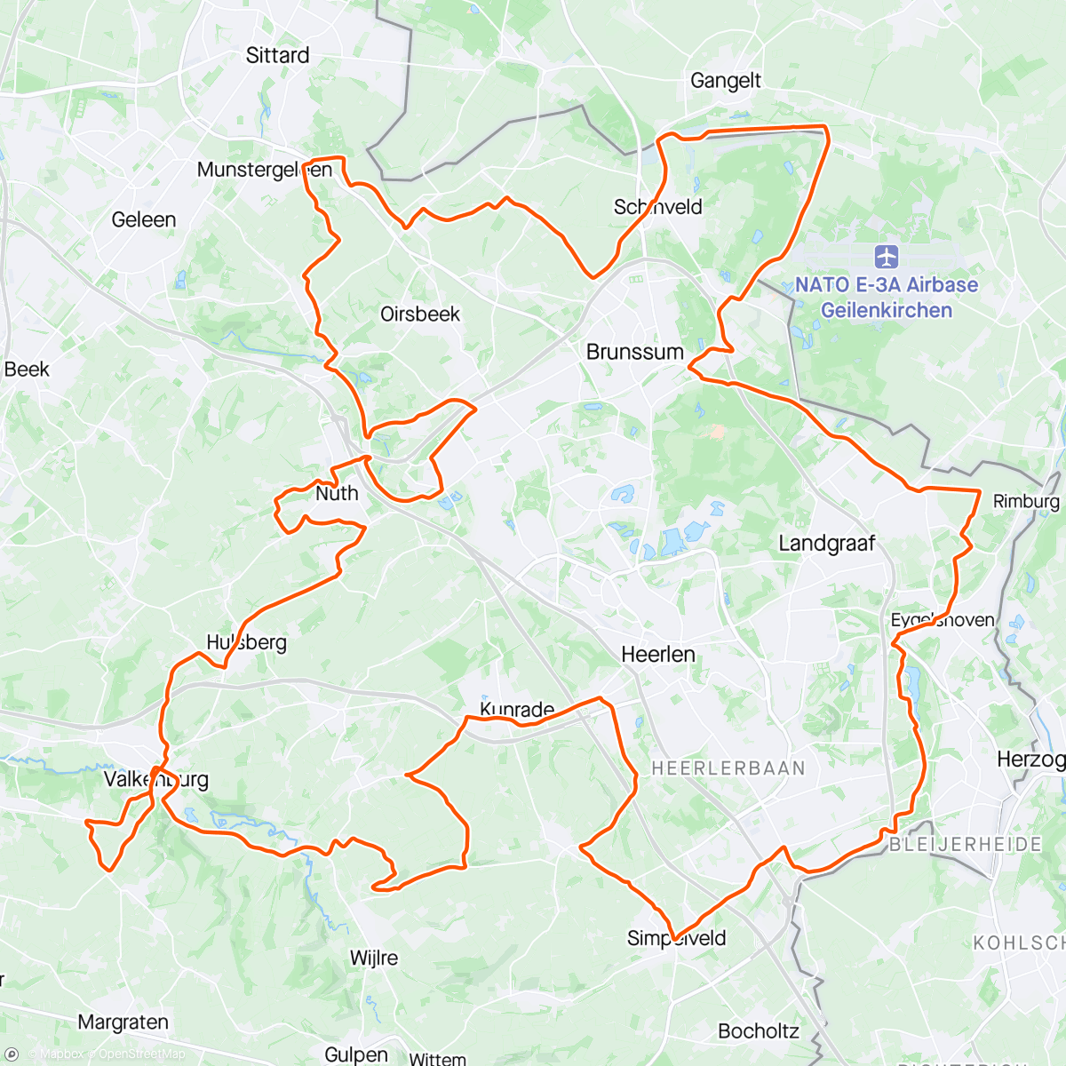 Map of the activity, ☀️ Valkenburg, Limburg Ochtendrit
