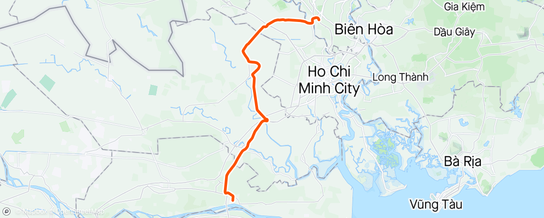 Map of the activity, HTV Cup 21 stage