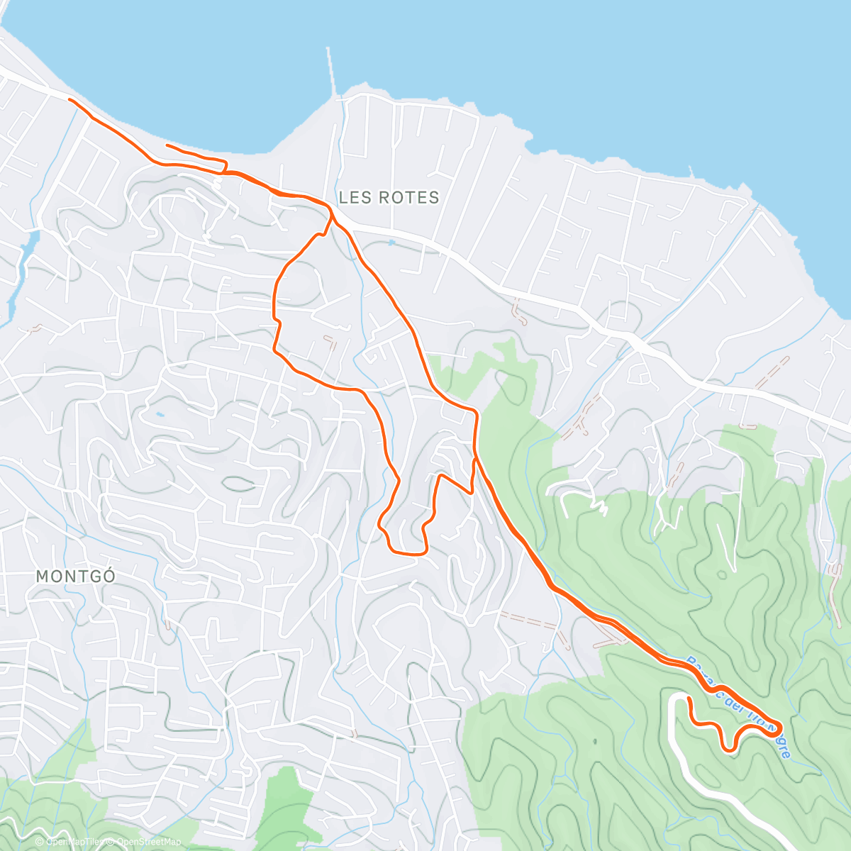 Map of the activity, TC day 5: so ancora correre 😛