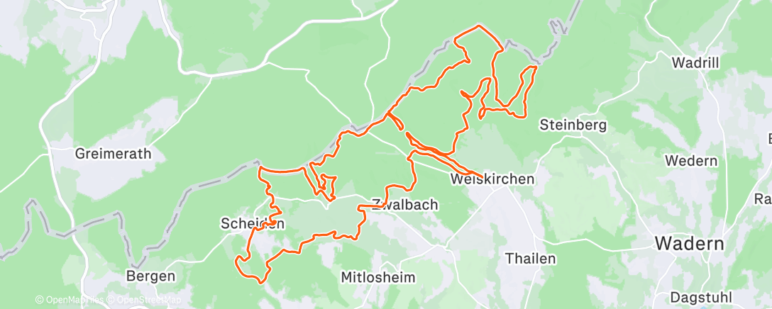Map of the activity, Hartfüssler X-Mas Trail