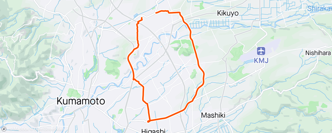 Kaart van de activiteit “朝のライド”
