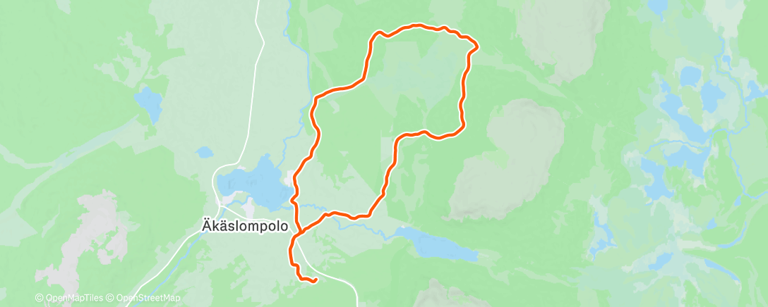 Map of the activity, Freestyle with Lia