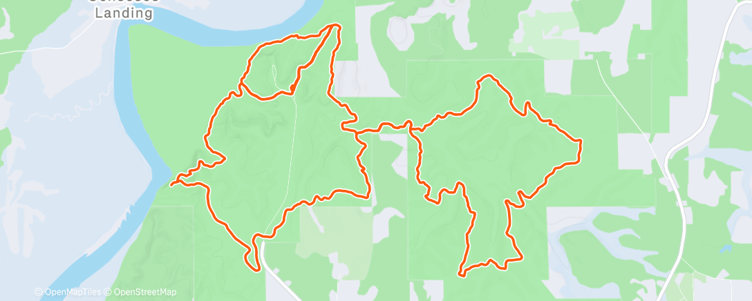 Map of the activity, Florida Mountains with Brad