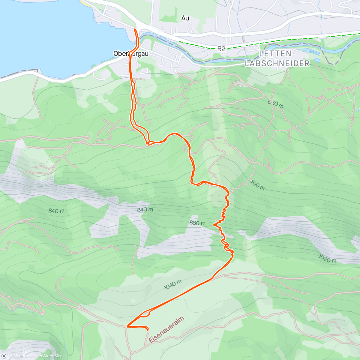 Map of the activity, Eisenau IV/2024