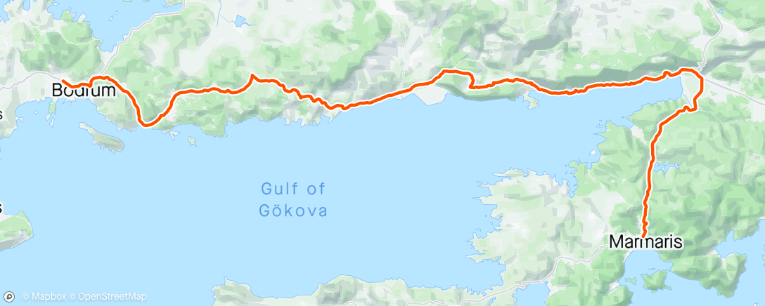 Map of the activity, Ronde van Turkije etappe 4