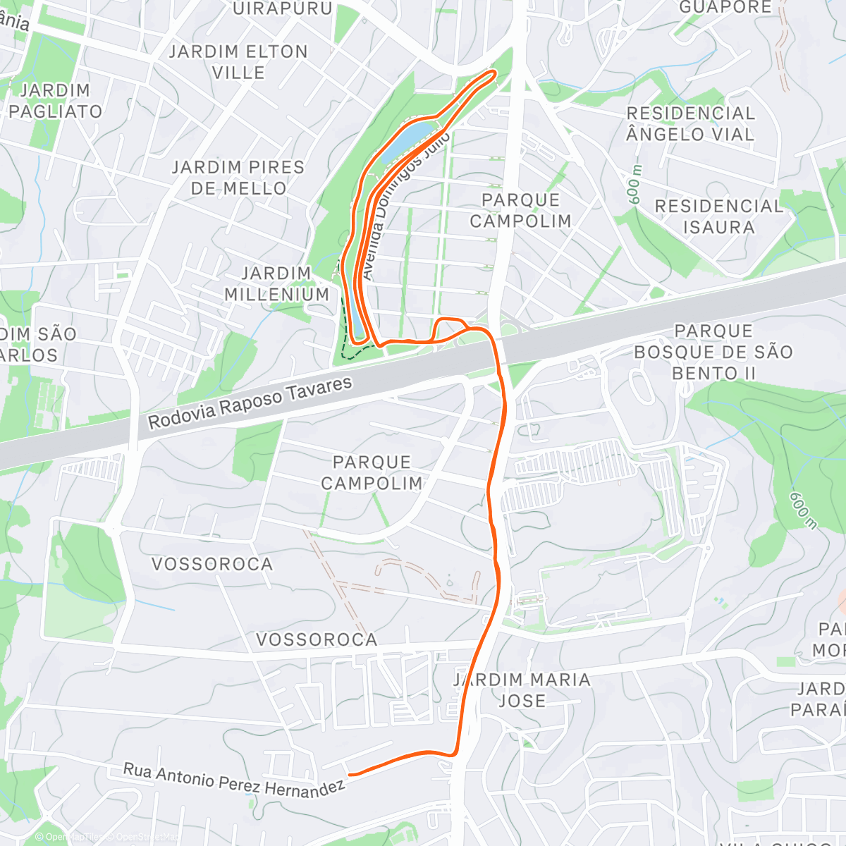 Map of the activity, #BO01.2026 114° Pedal Olivia 03.01.2026