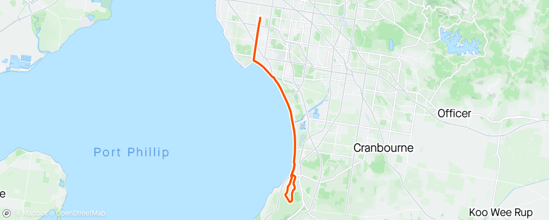 Map of the activity, Overport Loop