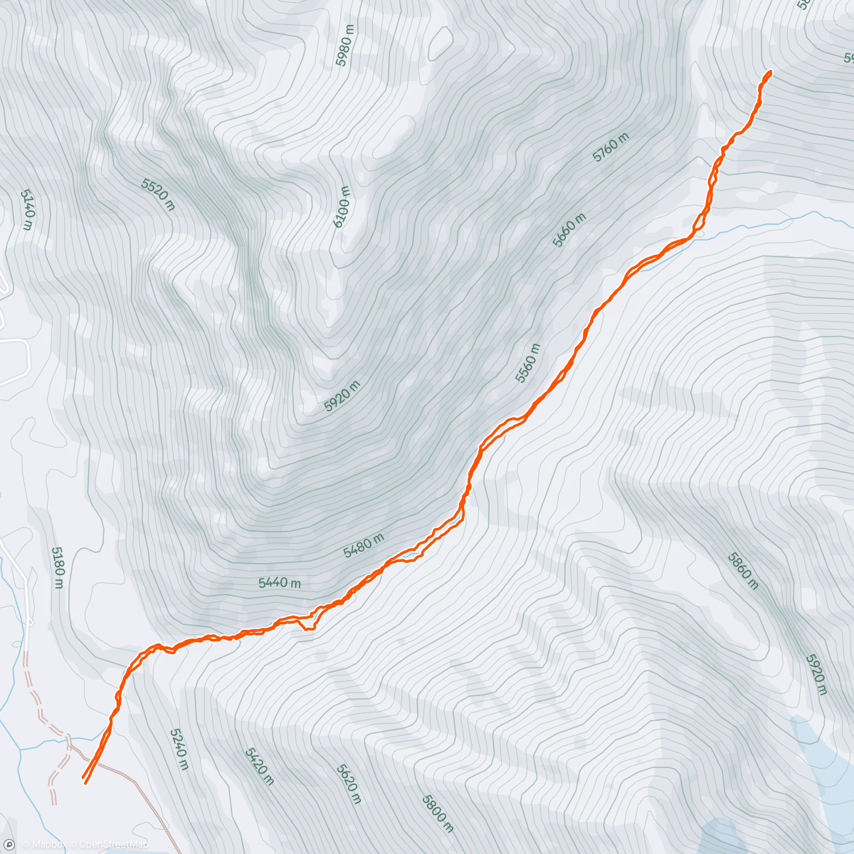 Map of the activity, 1st touch of 19k. Pretty!
