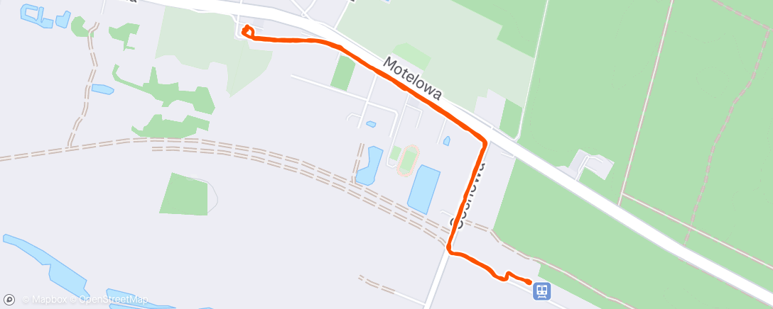 Map of the activity, Morning Walk