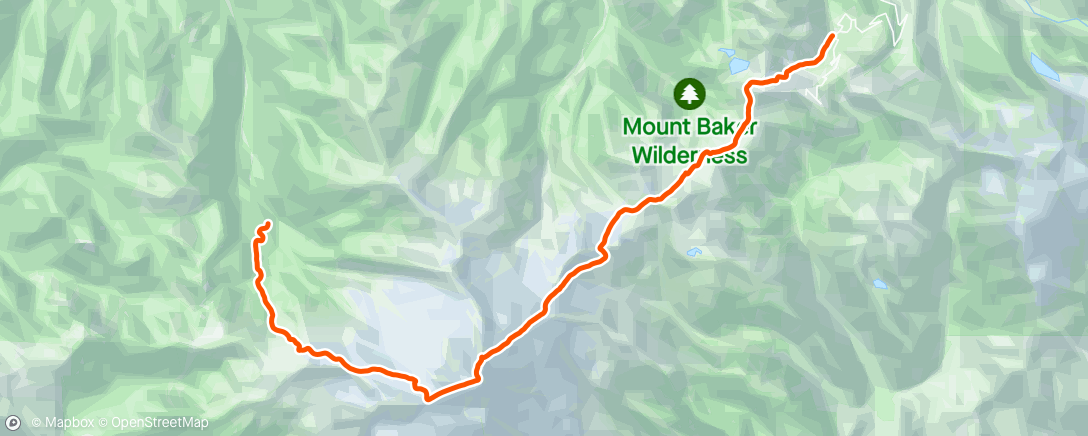 Map of the activity, Watson Traverse with Big Mike and co.