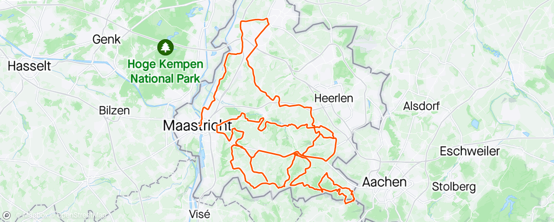 Map of the activity, Amstel !