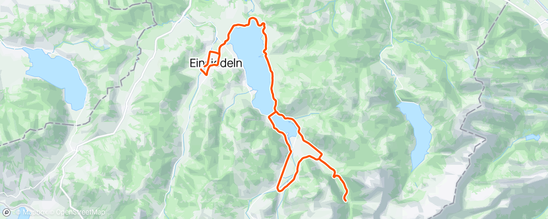 Map of the activity, RR Lake Sihl