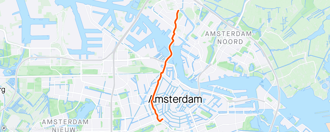 Map of the activity, Amsterdam