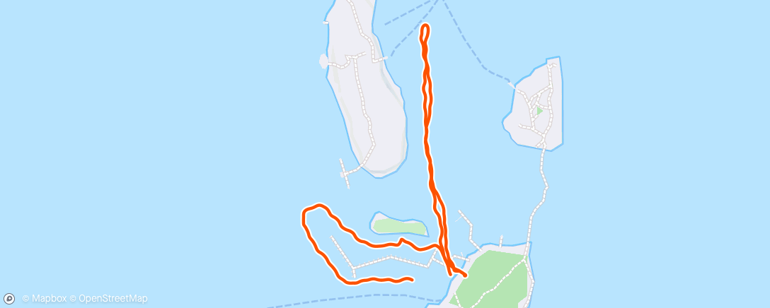 Map of the activity, Very humid paddle