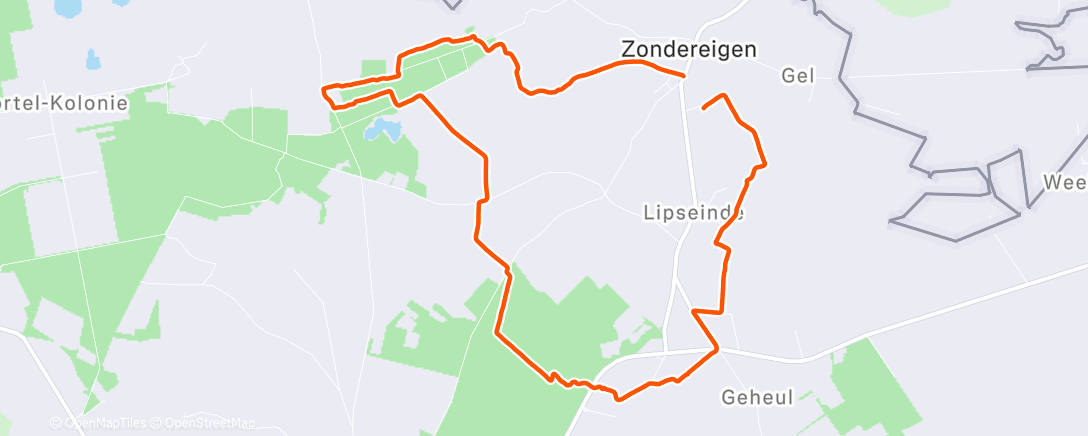 Map of the activity, Kerststallenroute met pa