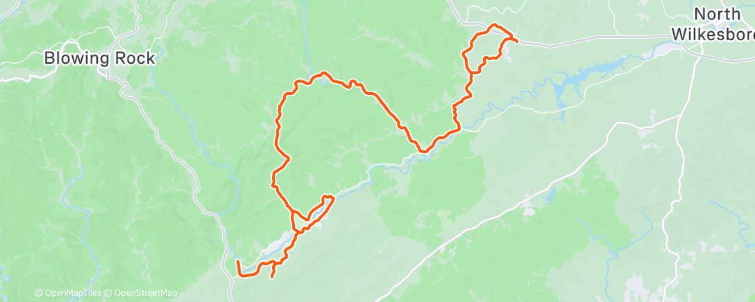 Mapa da atividade, Peppermint Ridge Endurance 🍭