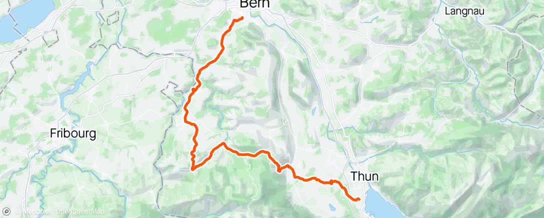 Map of the activity, 🌪️ & ⚡🌧️ suber umfahre