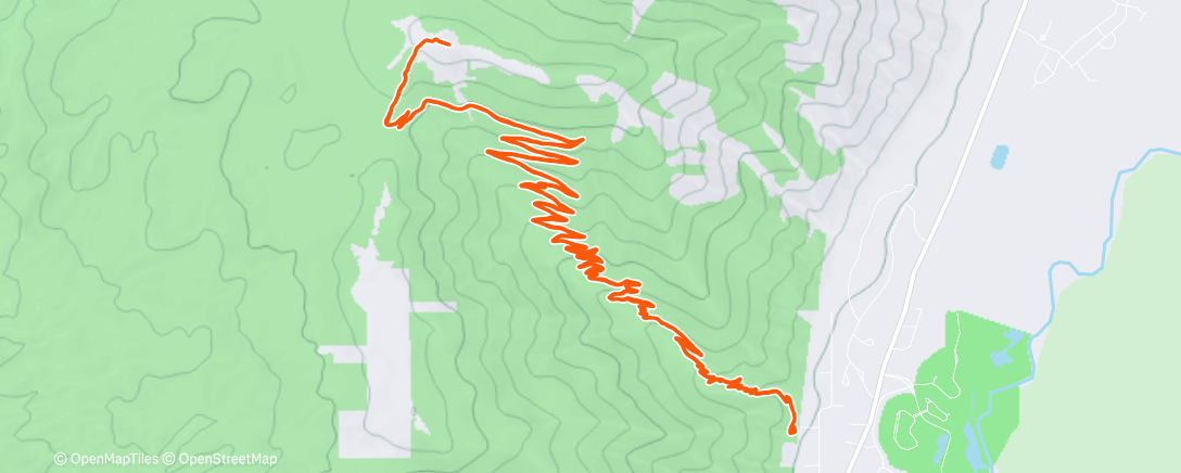 Map of the activity, December Sierra Canyon with Alex