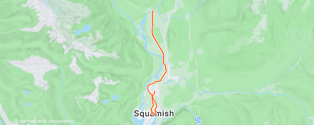 Map of the activity, Afternoon Gravel Ride