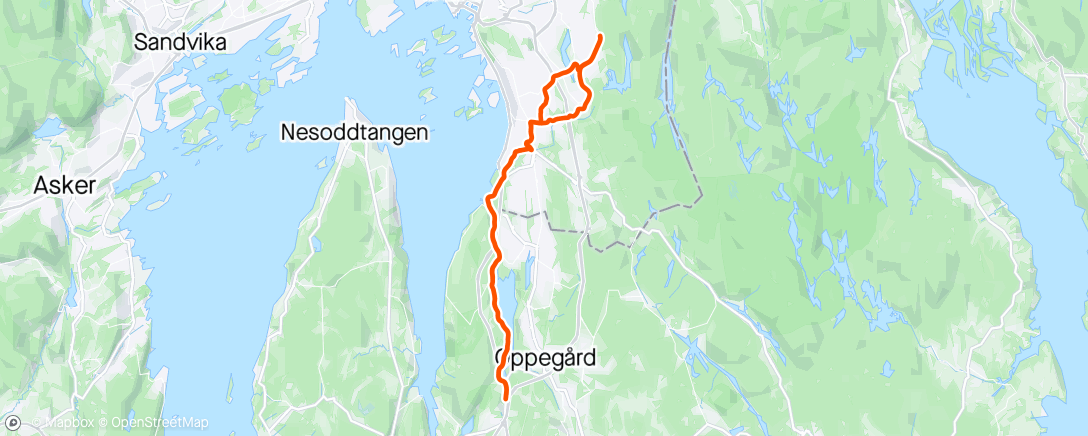 Map of the activity, Tusenfryd t/r