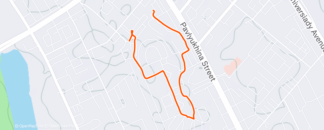 Карта физической активности (Lunch Walk)