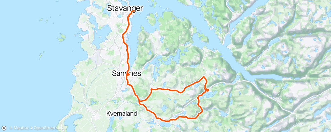 Map of the activity, Torsdagstur (veldig kaldt) med TRR24 :)