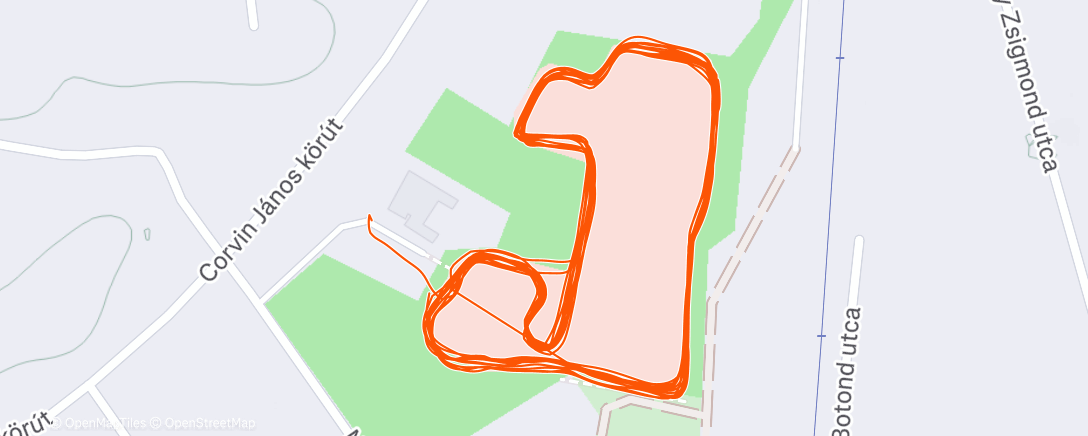 Map of the activity, Maraton 49. edzés (-13/5. futás)☀️🥶