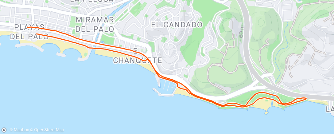 Map of the activity, ⛅ Málaga, Andalucía Morning Run