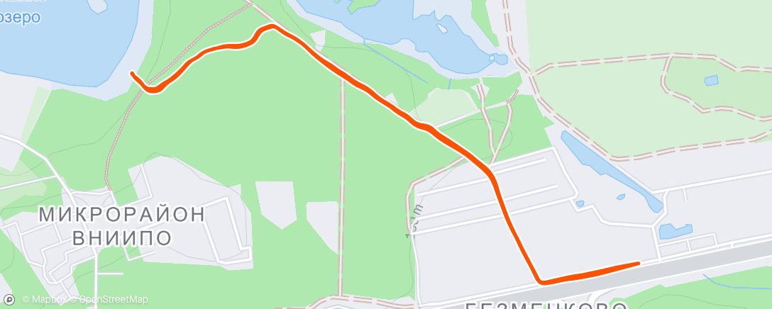 Map of the activity, Bpm 135 разминка