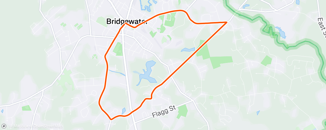 Map of the activity, Morning Run