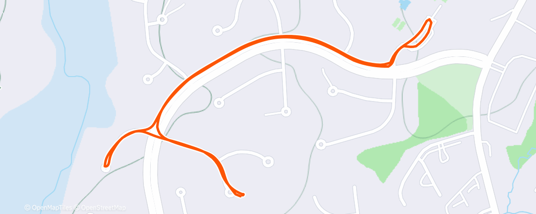 Map of the activity, Not much but a welcome break