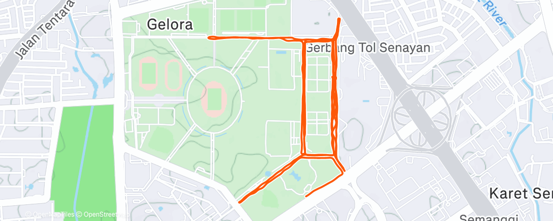 Карта физической активности (Morning Run)