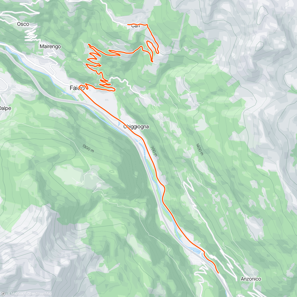 Карта физической активности (ROUVY - Race: Tour de Suisse 2024 | Stage 5 - Cari)