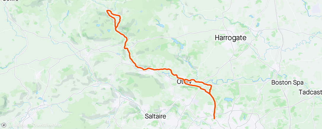 Map of the activity, First time in 2 months I’ve not been rained on doing that loop