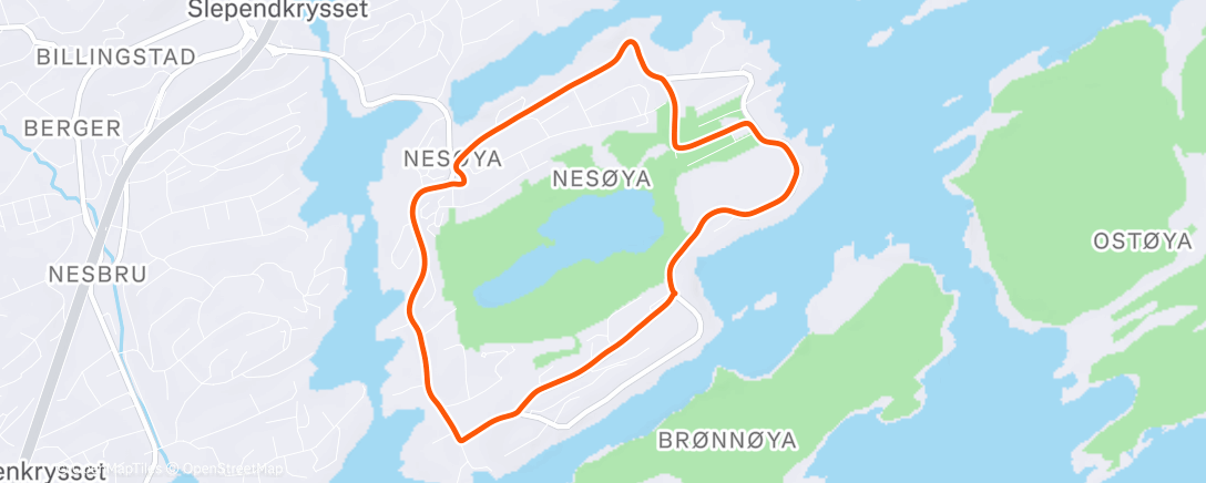 Map of the activity, Lunch Walk