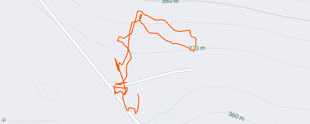Map of the activity, Evening Walk