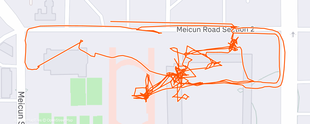 Map of the activity, 晨間步行