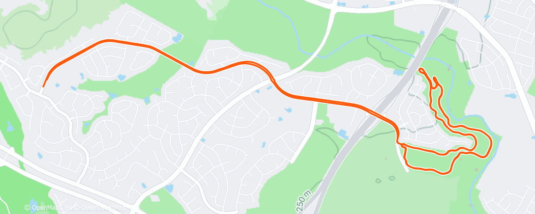 Map of the activity, Morning Ride