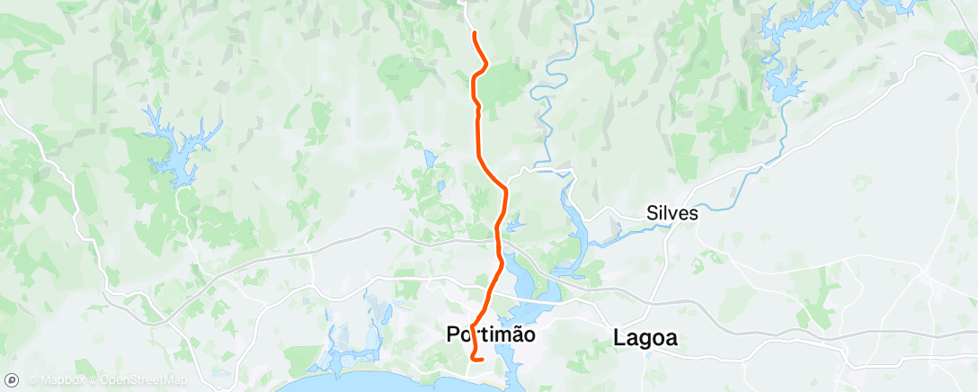 Map of the activity, Endurance Ride